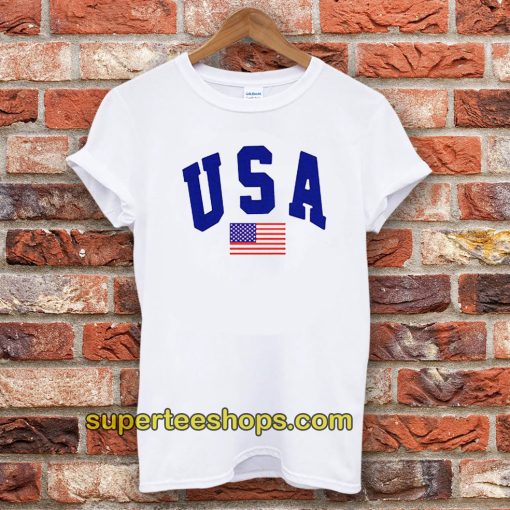 USA White T-Shirt