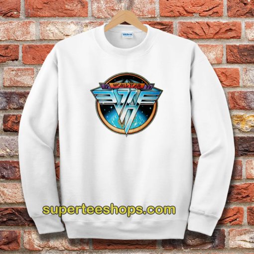 Van Halen World Tour 1979 Ringer Sweatshirt