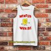 Wanted Maniac SpongeBob Tank top