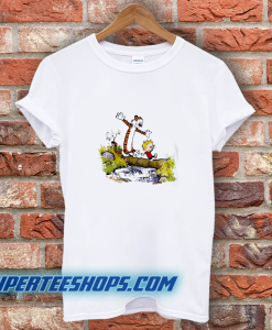 Calvin Doing Hobbes T-Shirt