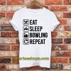 Eat Sleep Bowlinger Repeat Husband T-Shirt