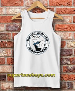 Popeye United States Coast Guard Semper Paratus Tank Top