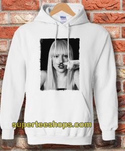 Lady Gaga Finger Mustache Hoodie