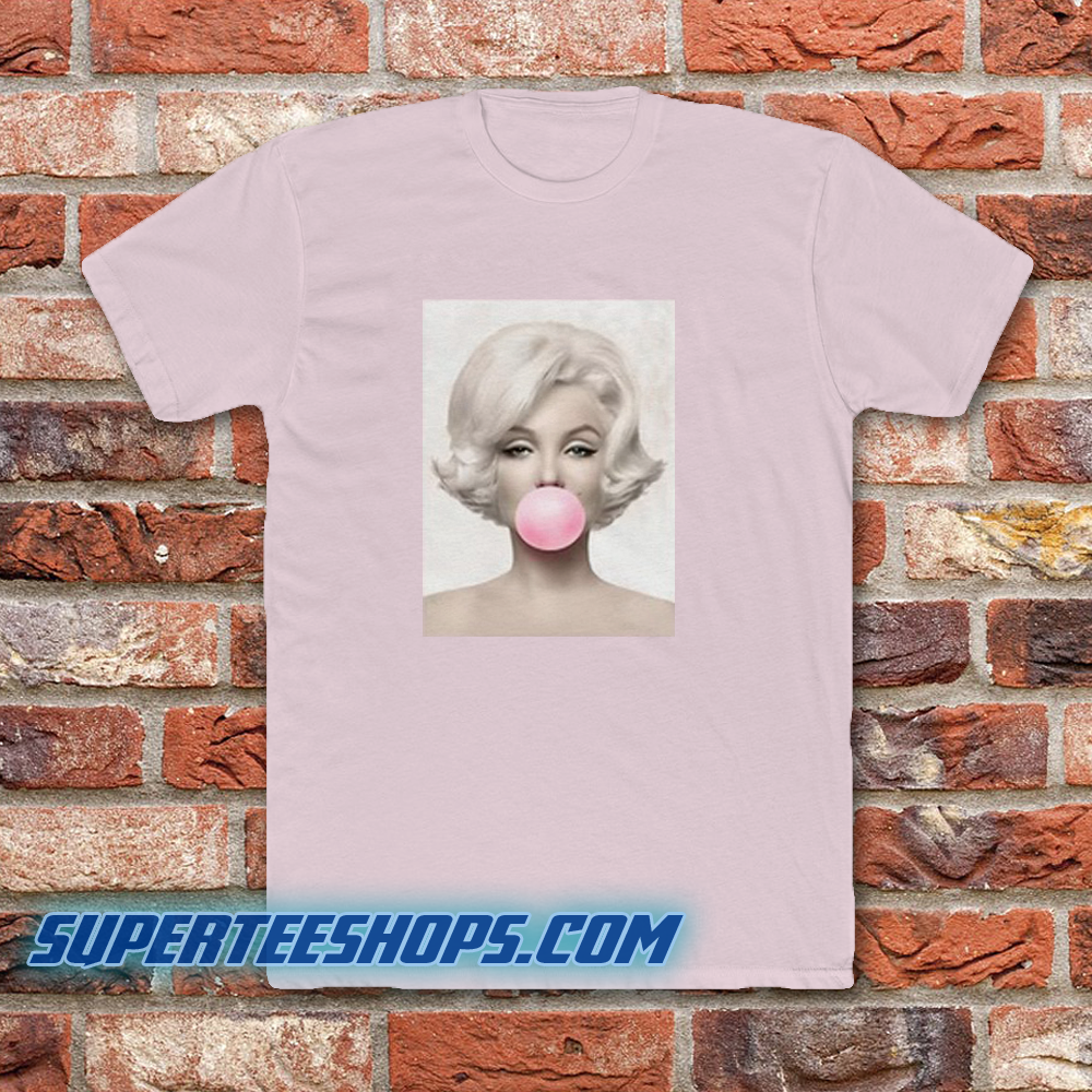 Marilyn Monroe Bubble Gum Shirt Superteeshops 