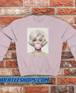 Marilyn Monroe Bubble Gum Sweatshirt