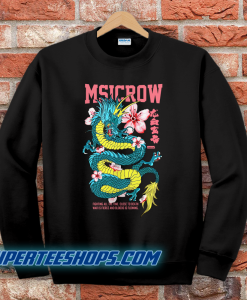 Msicrow Flower Dragon sweatshirt