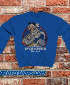 Space Mountain Mickey Mouse Sweatshirt