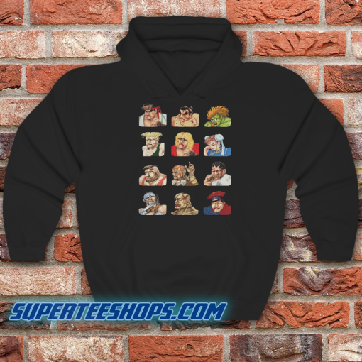 Street Fighter Losing Face Hoodie