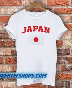 White Japan Flag T-Shirt