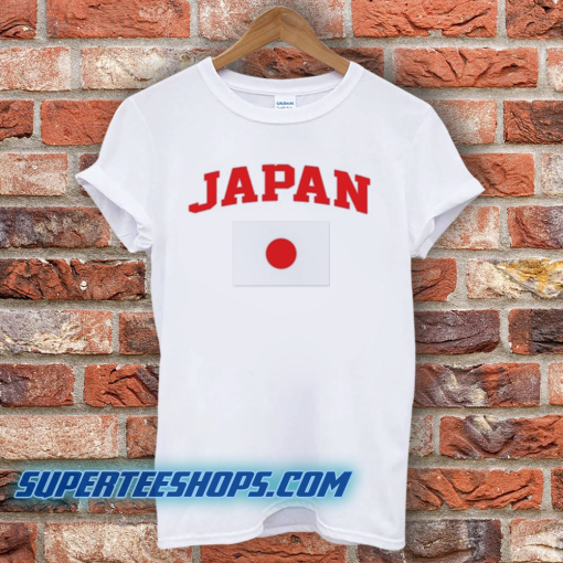 White Japan Flag T-Shirt