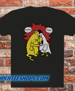 Chicken And Pussy T-Shirt (Back)