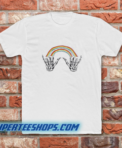 Louis Tomlinson Rainbow Skeleton Hands T-Shirt