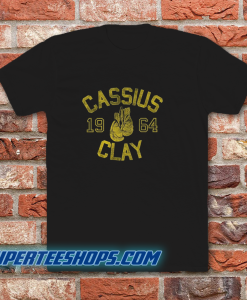 Muhammad Ali Cassius Clay Black Heather T-Shirt