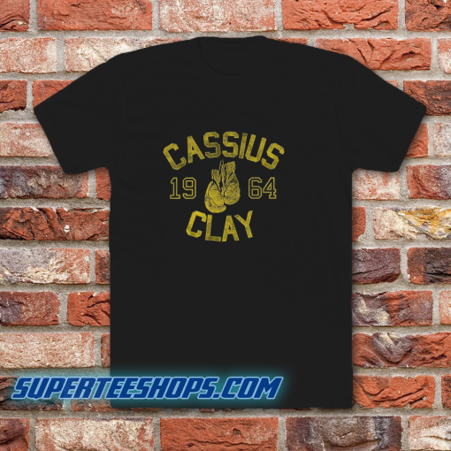 Muhammad Ali Cassius Clay Black Heather T-Shirt