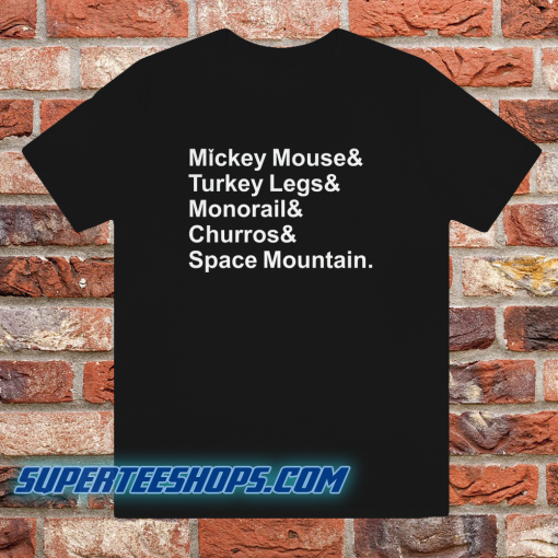 Mickey Mouse Turkey Legs Monorail t shirt