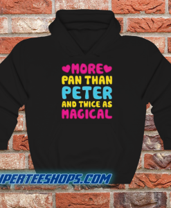 More pan than peter and twice hoodie