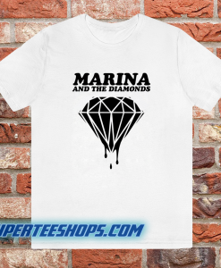 Marina and the diamonds tshirt white