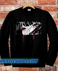 Crying Girl Manga Sweatshirt