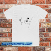 Rose boobs emoji t-shirt