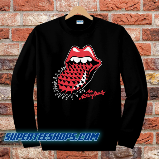 The Rolling Stones Spiked Tongue Sweatshirt