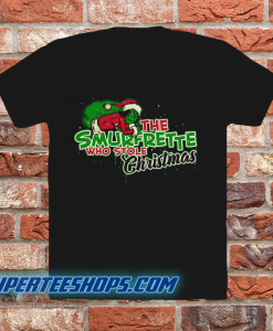 The Smurfrette who stole chrismas t shirt