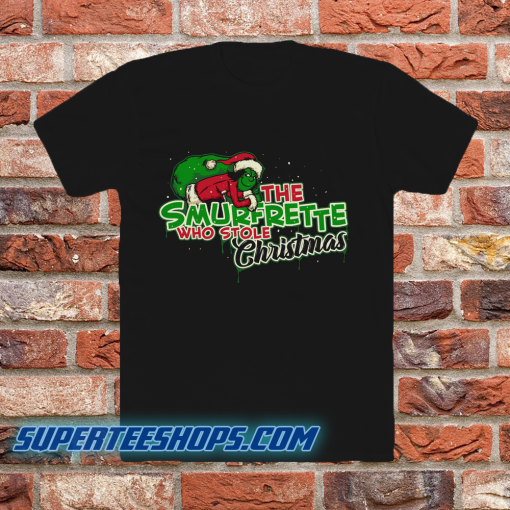 The Smurfrette who stole chrismas t shirt