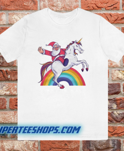 Unicorn Santa's T Shirt