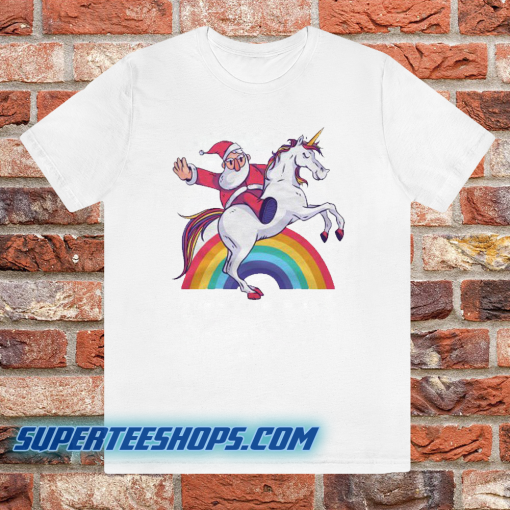 Unicorn Santa's T Shirt