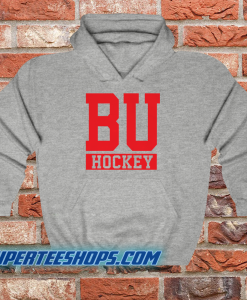 BU hockey hoodie