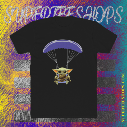 Baby Yoda Skydiving t shirt