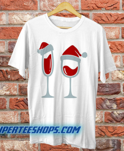 Christmas Wine Santa Cuttable T Shirt