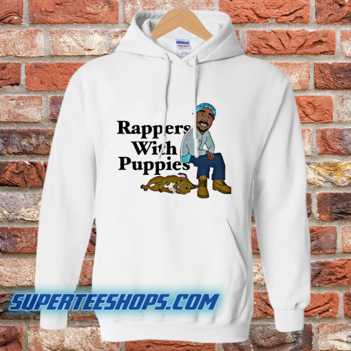 Dog Limited Rappers With Puppies Pink Hoodie