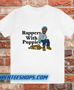 Dog Limited Rappers With Puppies Pink t shirt