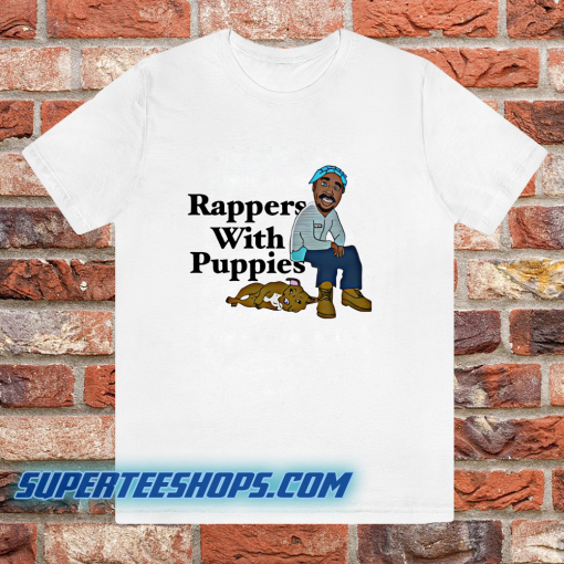 Dog Limited Rappers With Puppies Pink t shirt