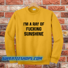 I'm A Ray Of Fucking Sunshine Sweatshirt