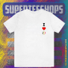 J'aime le Football Vertical T Shirt TPKJ1