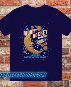 Moon Rocket Join The Race To Outer Space t shirt