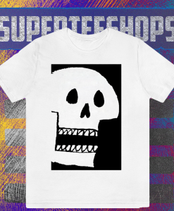 Skull Print T Shirt TPKJ1