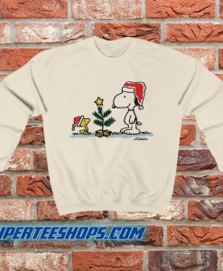 Snoopy tree christmas Sweatshirt