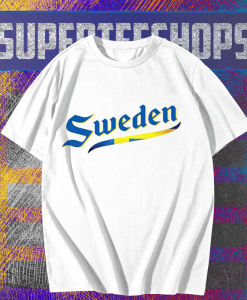 Sweden Script World Cup 2022 T Shirt TPKJ1