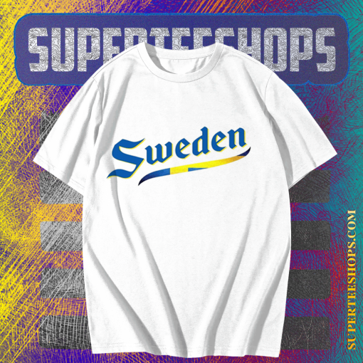 Sweden Script World Cup 2022 T Shirt TPKJ1