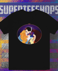 Gay Fairytale Disney Princess Kissing T Shirt TPKJ1