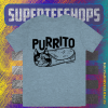 Purrito mexican food T-Shirt TPKJ1