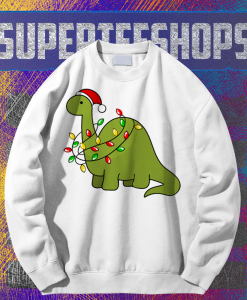 Roarsome Christmas Dinosaur Sweatshirt TPKJ1