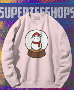 Snowball globe snowman Sweatshirt TPKJ1