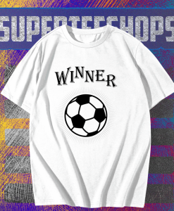 Soccer Winner Goal Champion Soccer Ball Football T Shirt TPKJ1