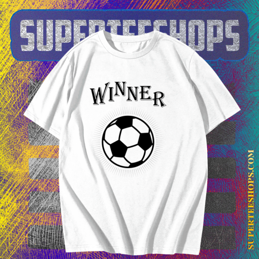 Soccer Winner Goal Champion Soccer Ball Football T Shirt TPKJ1