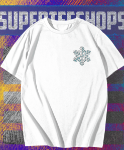 Teal Snowflake T Shirt TPKJ1