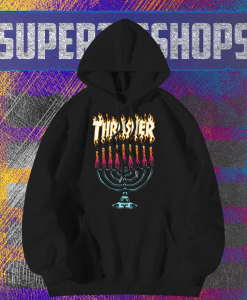 Thrasher Menorah Hoodie TPKJ1