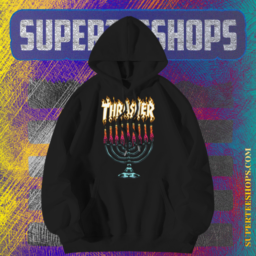 Thrasher Menorah Hoodie TPKJ1